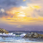 Evening Sky I - Original - SOLD by artist Allan Morgan - Wyecliffe Galleries