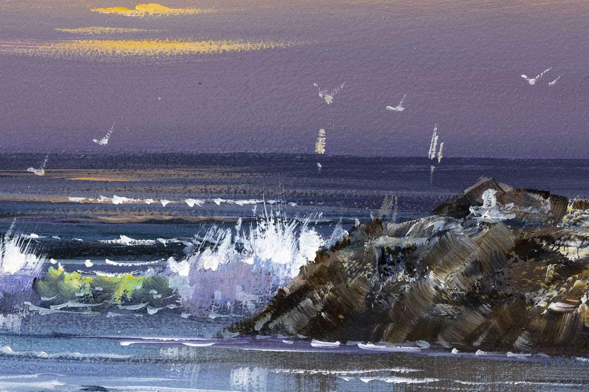 Evening Sky I - Original - SOLD by artist Allan Morgan - Wyecliffe Galleries