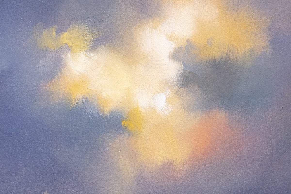 Evening Sky II - Original - SOLD by artist Allan Morgan - Wyecliffe Galleries