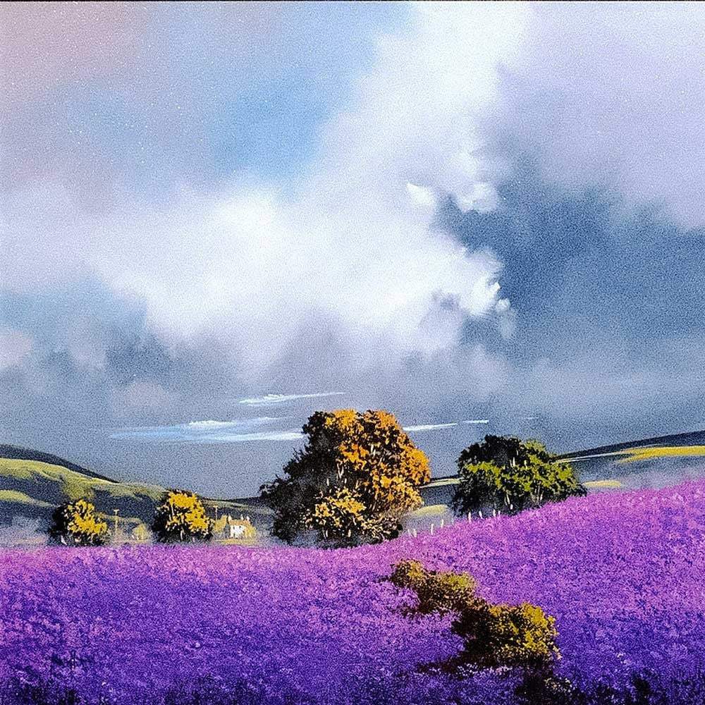 Everchanging Skies - SOLD by artist Allan Morgan - Wyecliffe Galleries