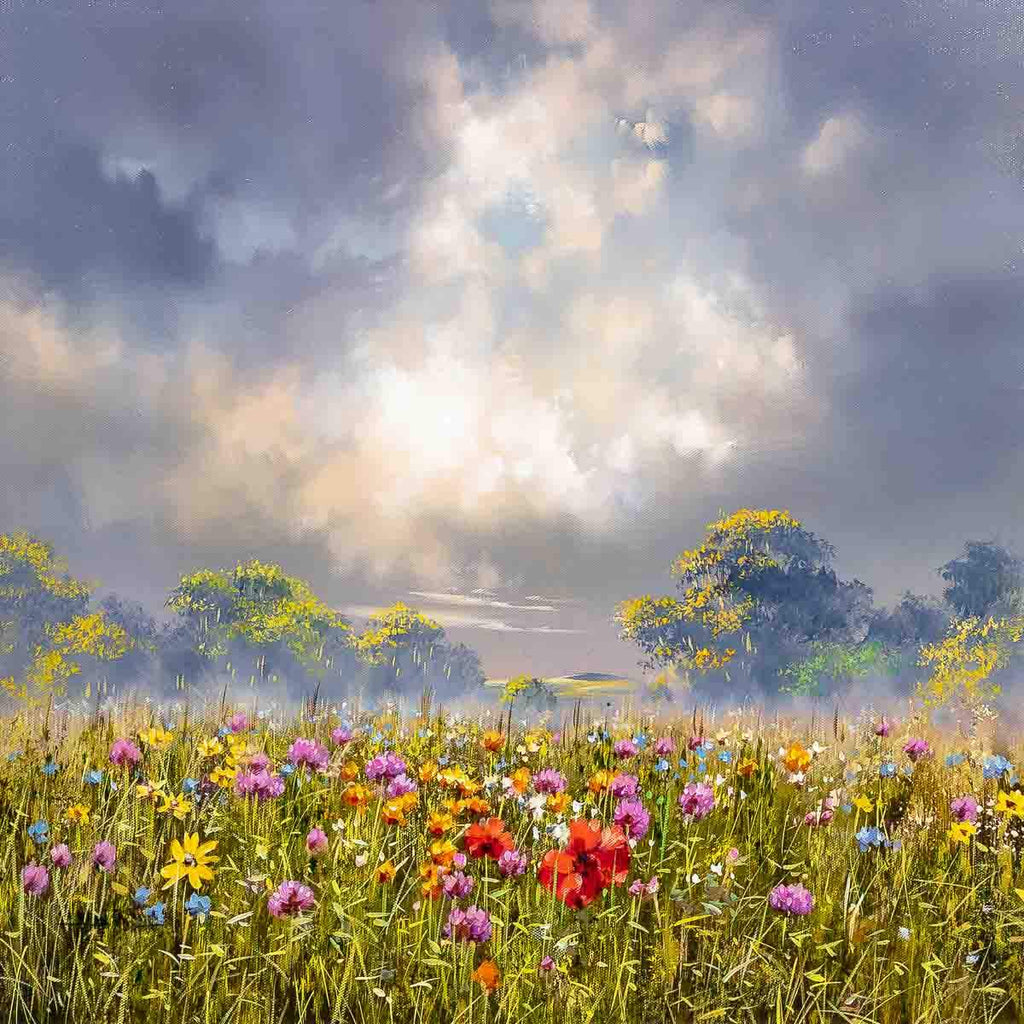 Eye of The Storm - Original - SOLD by artist Allan Morgan - Wyecliffe Galleries