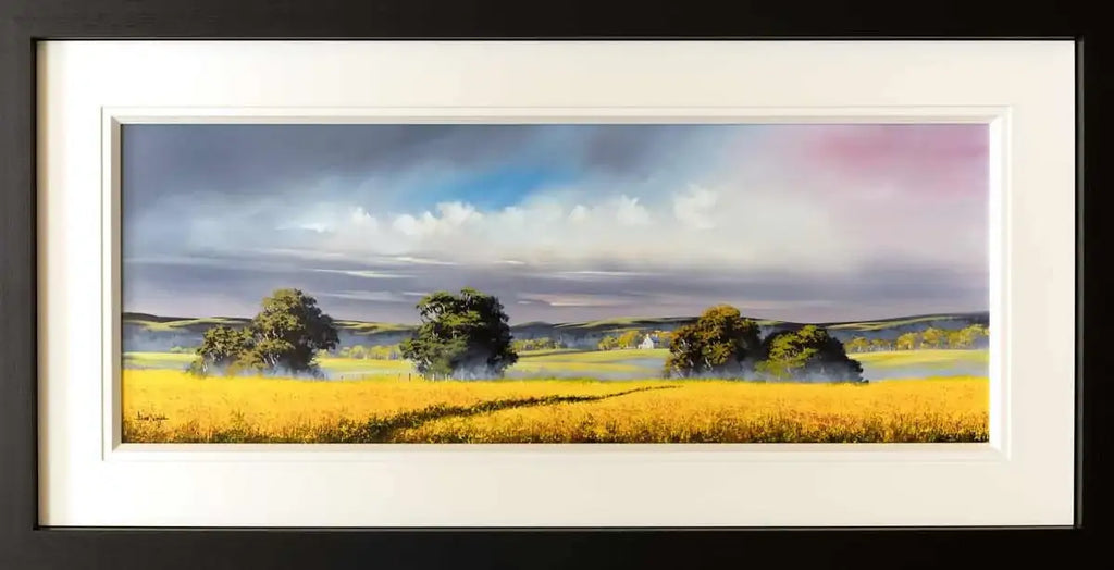 Field of Fire - SOLD by artist Allan Morgan - Wyecliffe Galleries