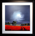 Fields Aflame - SOLD by artist Allan Morgan - Wyecliffe Galleries