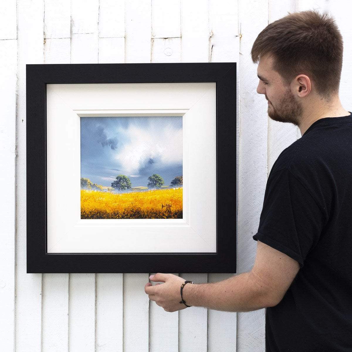 Fields Full of Life - Original - SOLD by artist Allan Morgan - Wyecliffe Galleries