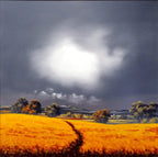 Fields of Gold - SOLD by artist Allan Morgan - Wyecliffe Galleries