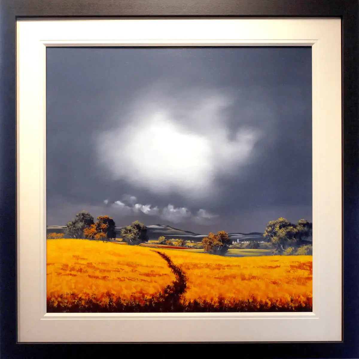 Fields of Gold - SOLD by artist Allan Morgan - Wyecliffe Galleries