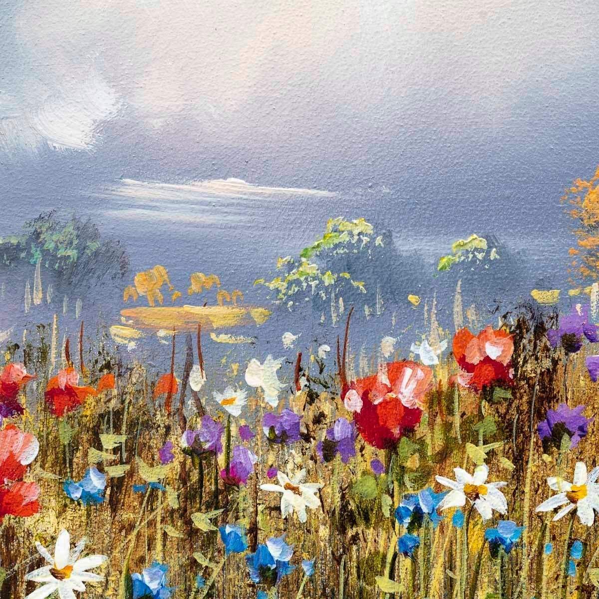 Fields of The Horizons - Original by artist Allan Morgan - Wyecliffe Galleries