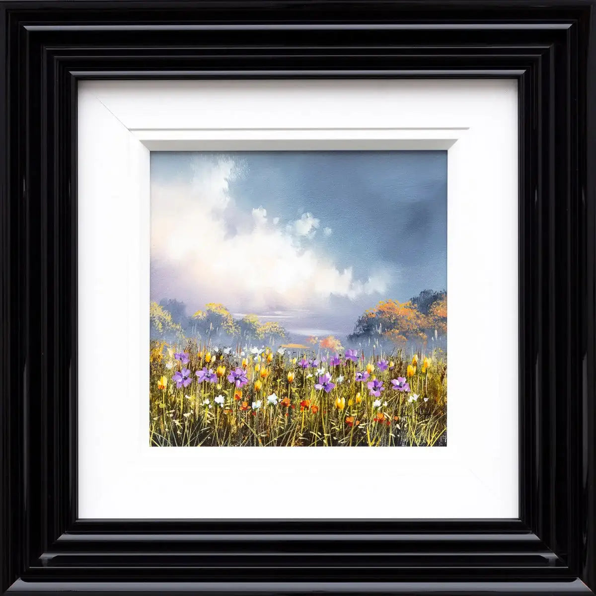 Fields With a View - Original SOLD by artist Allan Morgan - Wyecliffe Galleries