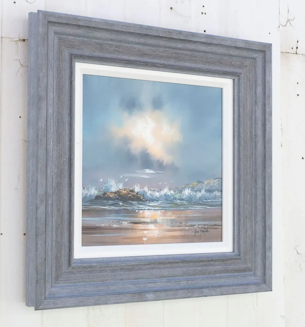 Flying Through The Waves - Original - SOLD by artist Allan Morgan - Wyecliffe Galleries