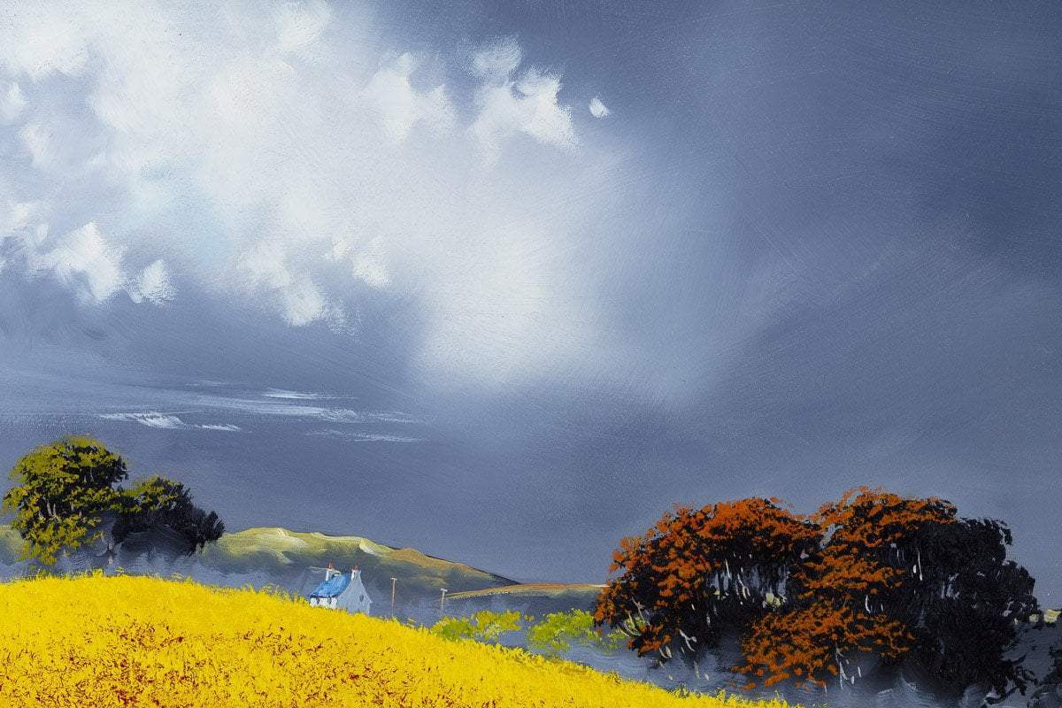 Grey Skies - Original - SOLD by artist Allan Morgan - Wyecliffe Galleries