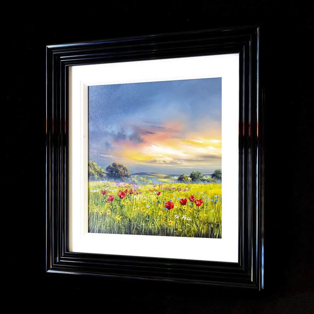 Hazy Fields I - Original - SOLD by artist Allan Morgan - Wyecliffe Galleries