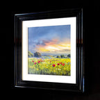 Hazy Fields I - Original - SOLD by artist Allan Morgan - Wyecliffe Galleries