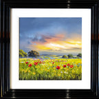 Hazy Fields I - Original - SOLD by artist Allan Morgan - Wyecliffe Galleries