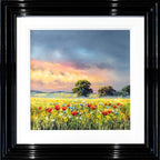 Hazy Fields II - Original - SOLD by artist Allan Morgan - Wyecliffe Galleries