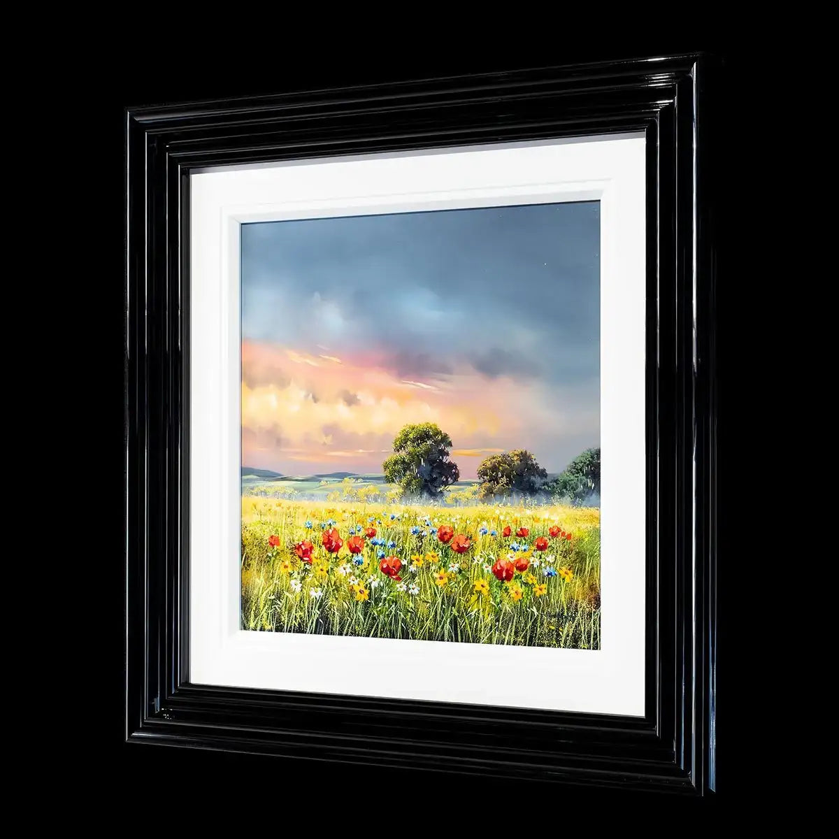 Hazy Fields II - Original - SOLD by artist Allan Morgan - Wyecliffe Galleries