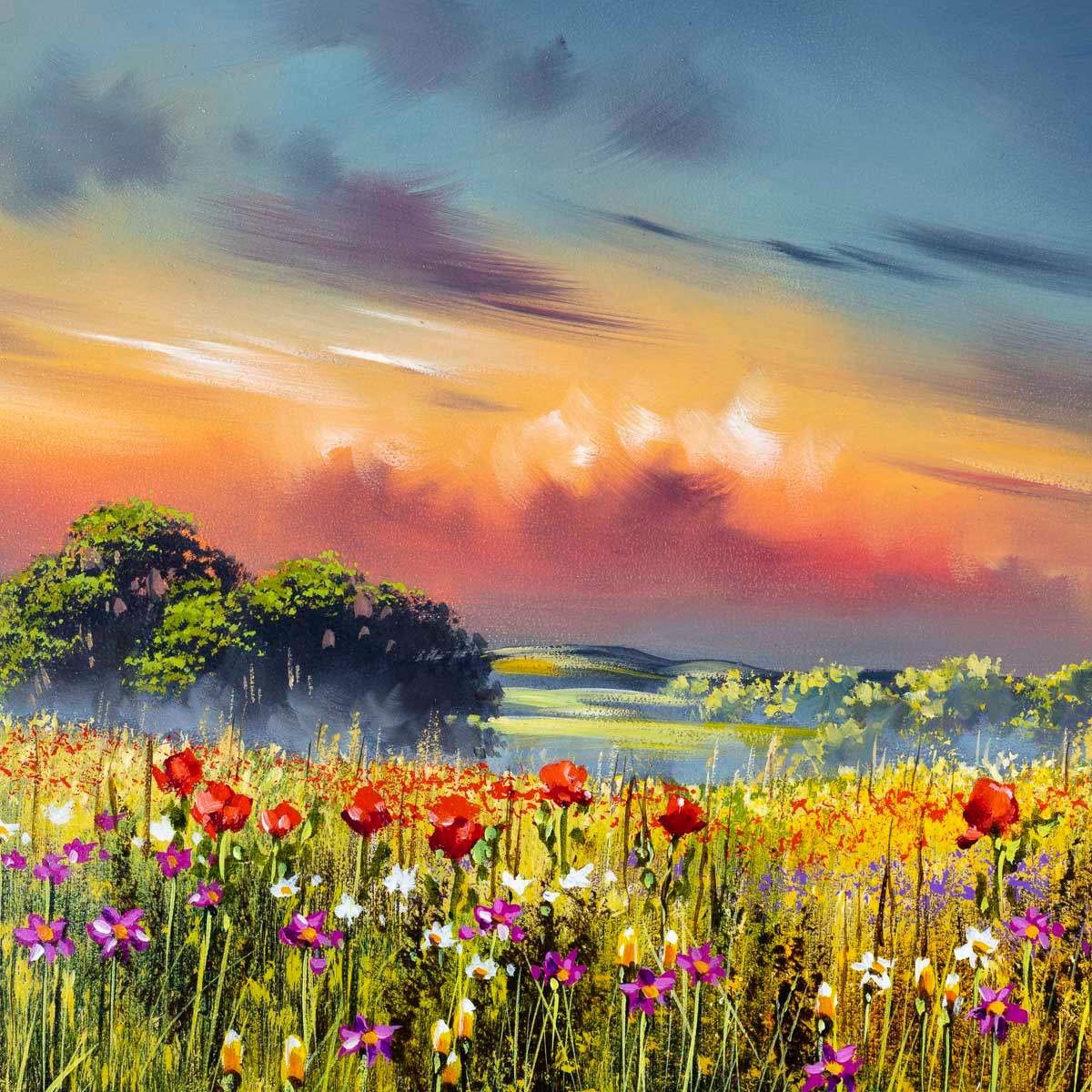 Joys of Spring - Original - SOLD by artist Allan Morgan - Wyecliffe Galleries