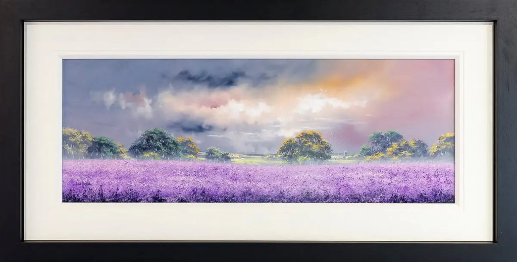 Lavender Blooms - Original - SOLD by artist Allan Morgan - Wyecliffe Galleries