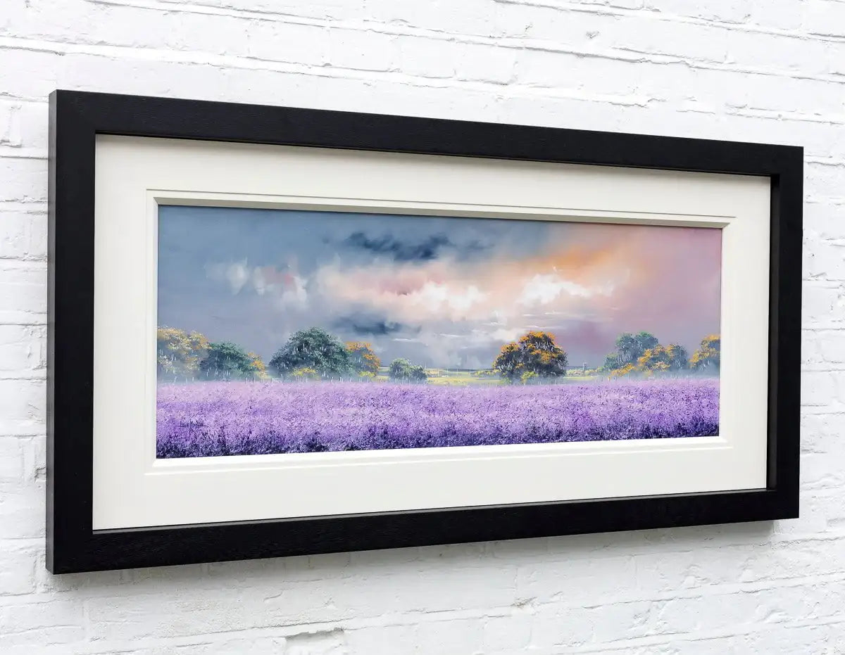 Lavender Blooms - Original - SOLD by artist Allan Morgan - Wyecliffe Galleries