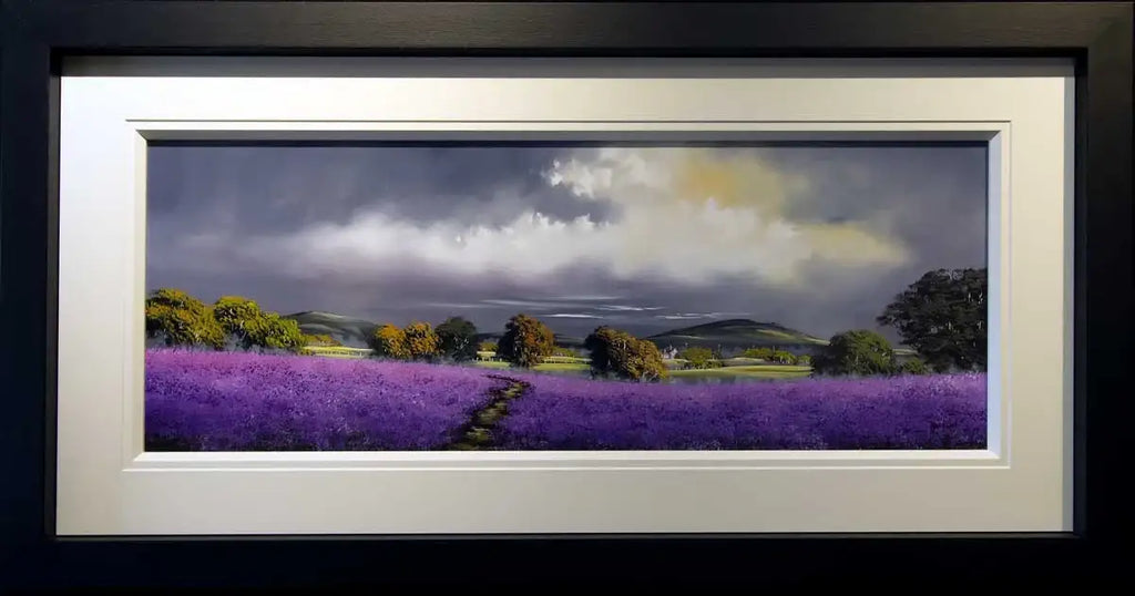 Lavender Fields - SOLD by artist Allan Morgan - Wyecliffe Galleries