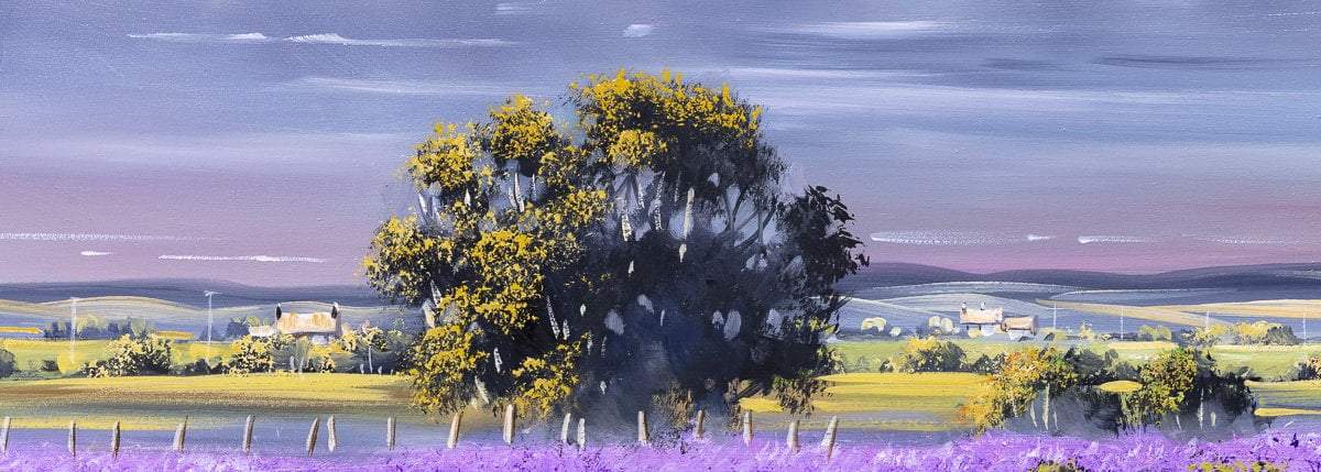 Lavender Love - Original Allan Morgan Framed