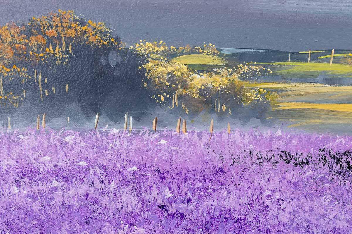 Lavender Passageway - Original - SOLD by artist Allan Morgan - Wyecliffe Galleries