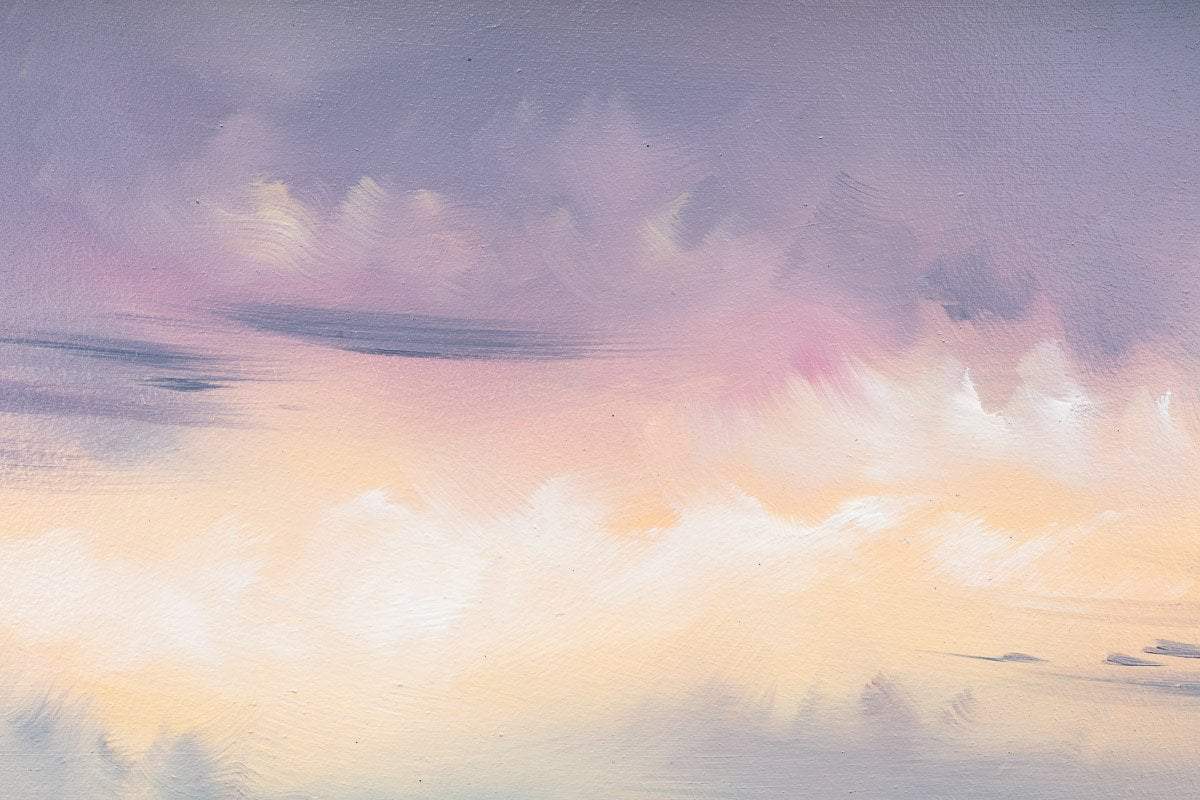 Lavender Passageway Allan Morgan Framed