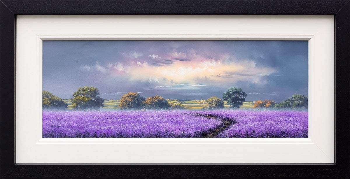 Lavender Passageway - Original - SOLD by artist Allan Morgan - Wyecliffe Galleries