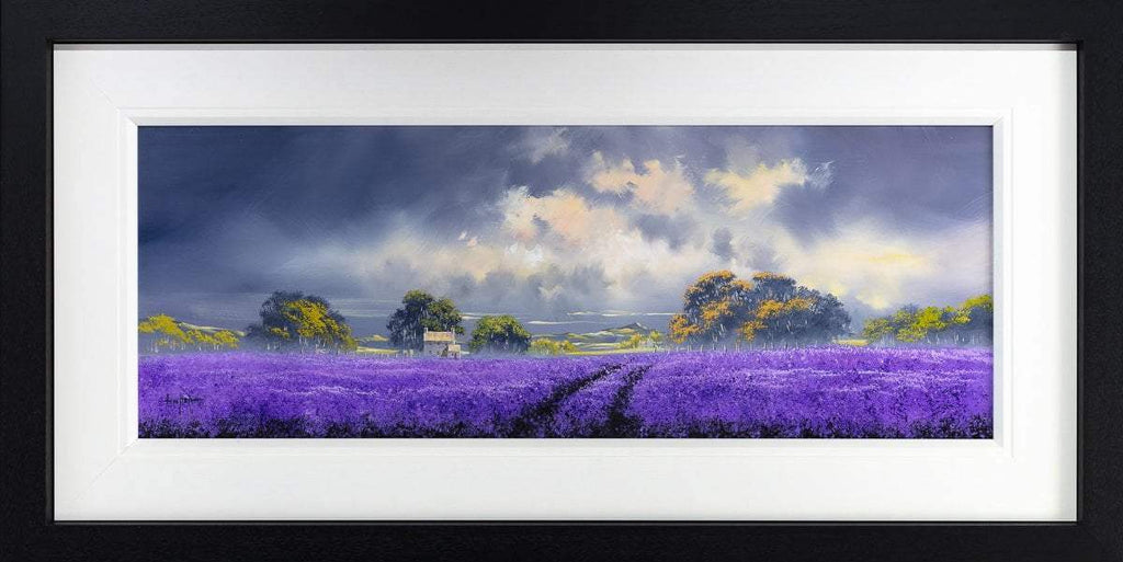 Lavender Storm - Original - SOLD by artist Allan Morgan - Wyecliffe Galleries