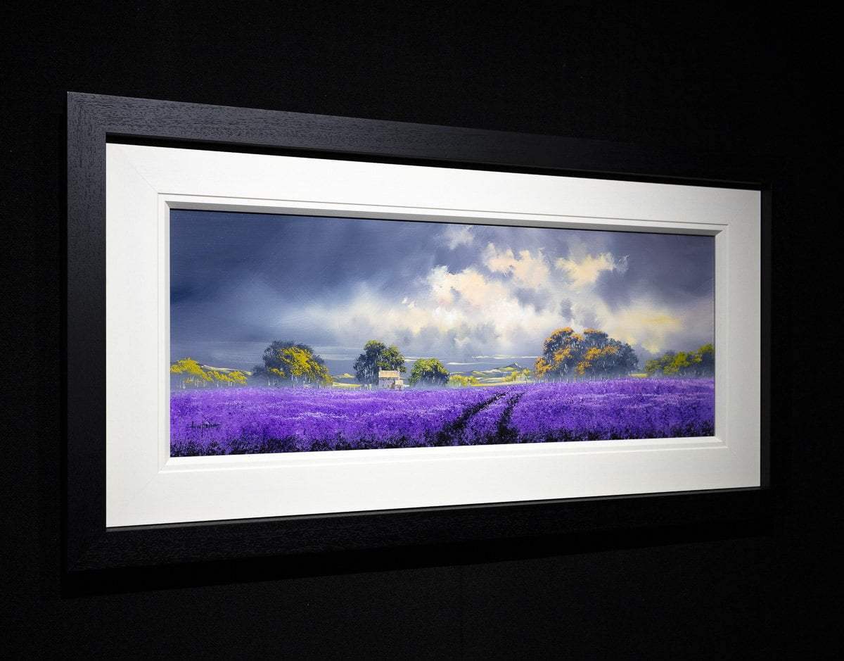Lavender Storm - Original - SOLD by artist Allan Morgan - Wyecliffe Galleries
