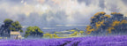 Lavender Storm - Original - SOLD by artist Allan Morgan - Wyecliffe Galleries
