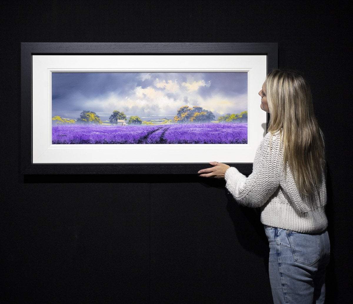 Lavender Storm - Original Allan Morgan Framed