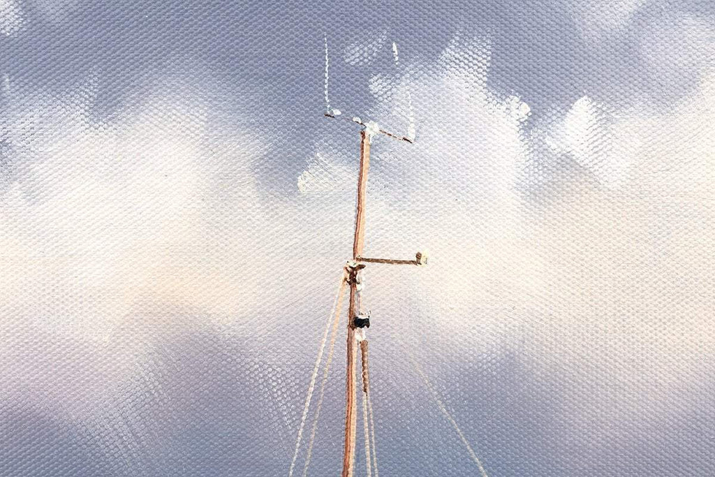 Light Through The Dark - Original - SOLD by artist Allan Morgan - Wyecliffe Galleries