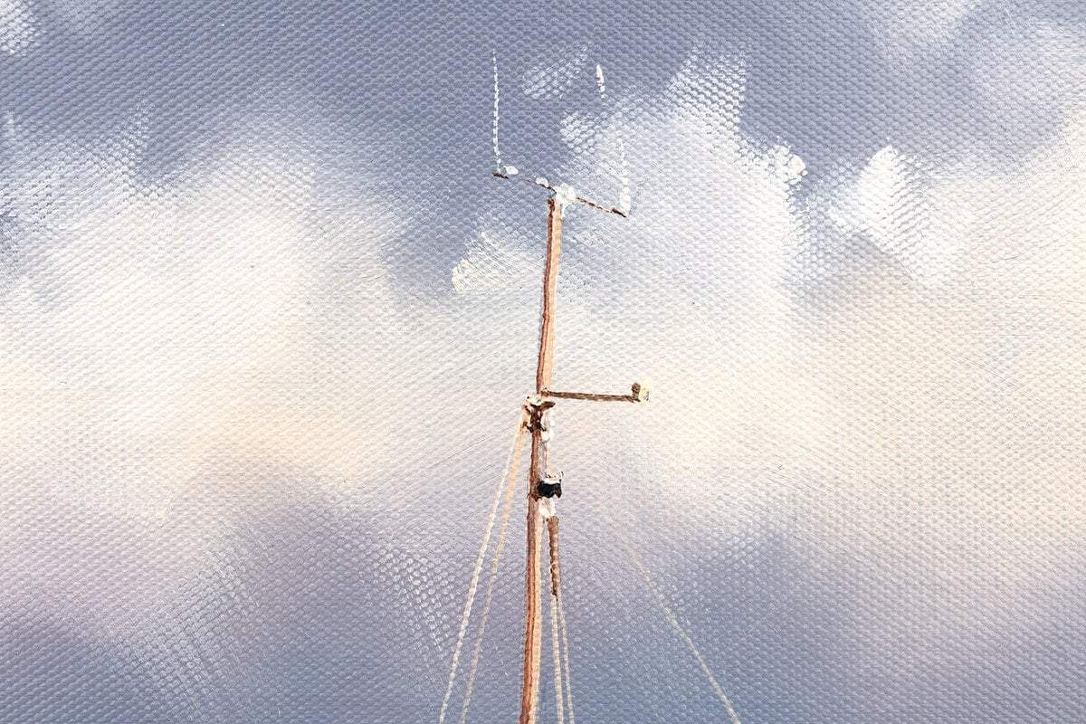 Light Through The Dark - Original - SOLD by artist Allan Morgan - Wyecliffe Galleries