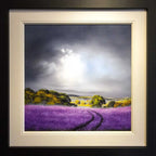 Lilac Pathway - SOLD by artist Allan Morgan - Wyecliffe Galleries
