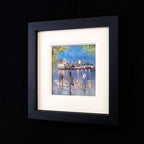 London By Night - Original - SOLD by artist Allan Morgan - Wyecliffe Galleries