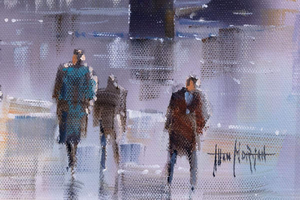 London Skyline - Original by artist Allan Morgan - Wyecliffe Galleries