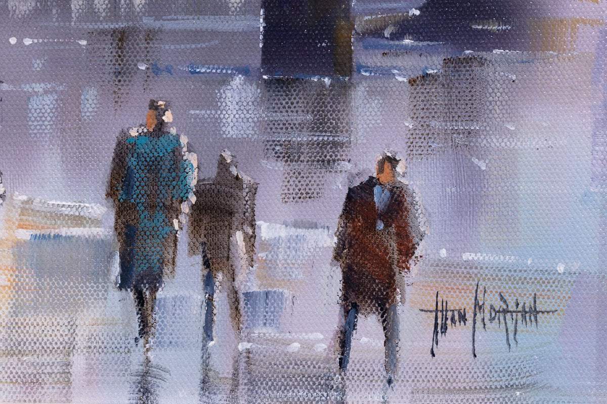 London Skyline - Original by artist Allan Morgan - Wyecliffe Galleries