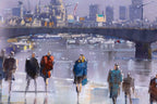 London Skyline - Original by artist Allan Morgan - Wyecliffe Galleries