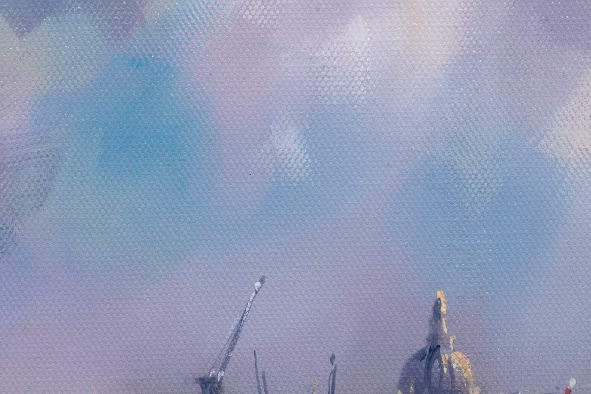 London Skyline - Original by artist Allan Morgan - Wyecliffe Galleries