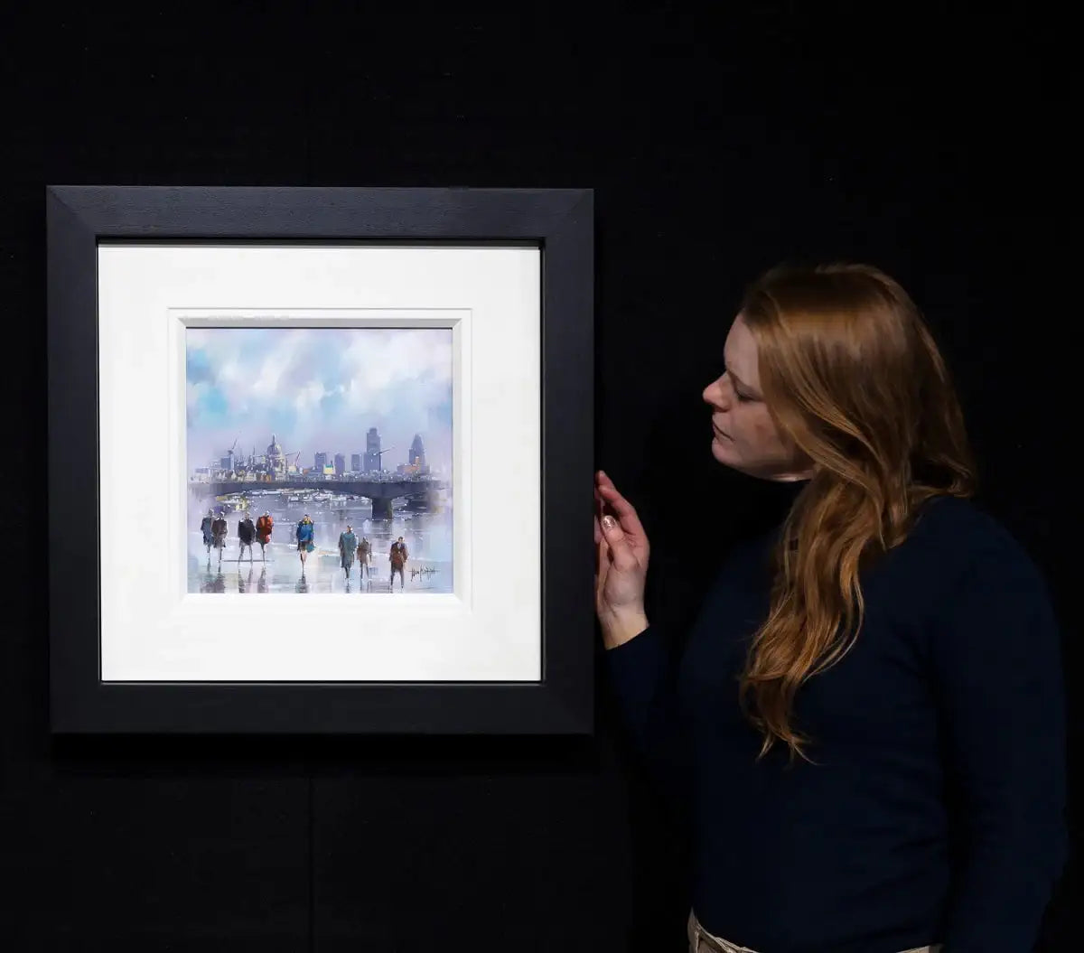 London Skyline - Original by artist Allan Morgan - Wyecliffe Galleries