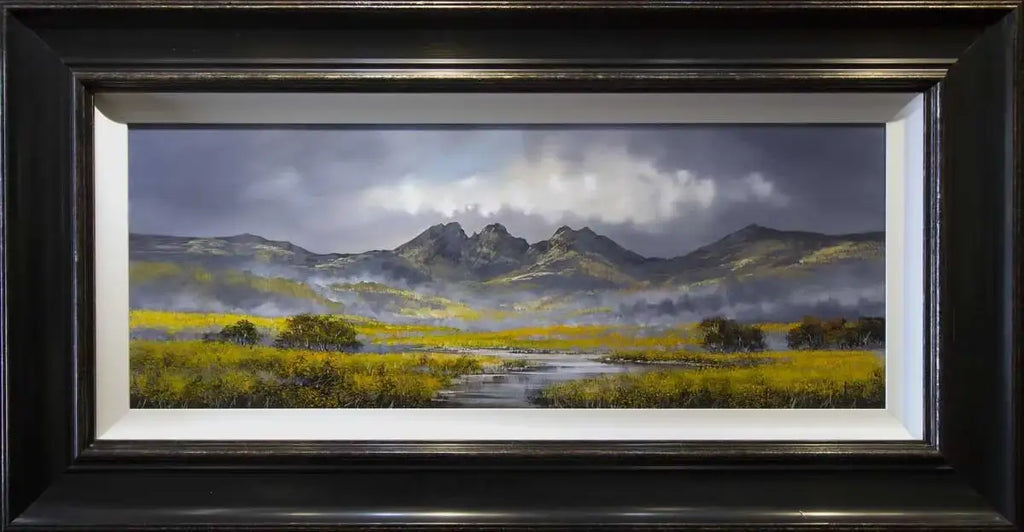 Mountain Mists - SOLD by artist Allan Morgan - Wyecliffe Galleries