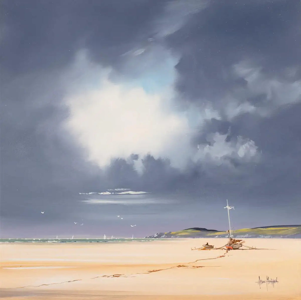 No Man Can Tether Time or Tide - Original - SOLD by artist Allan Morgan - Wyecliffe Galleries