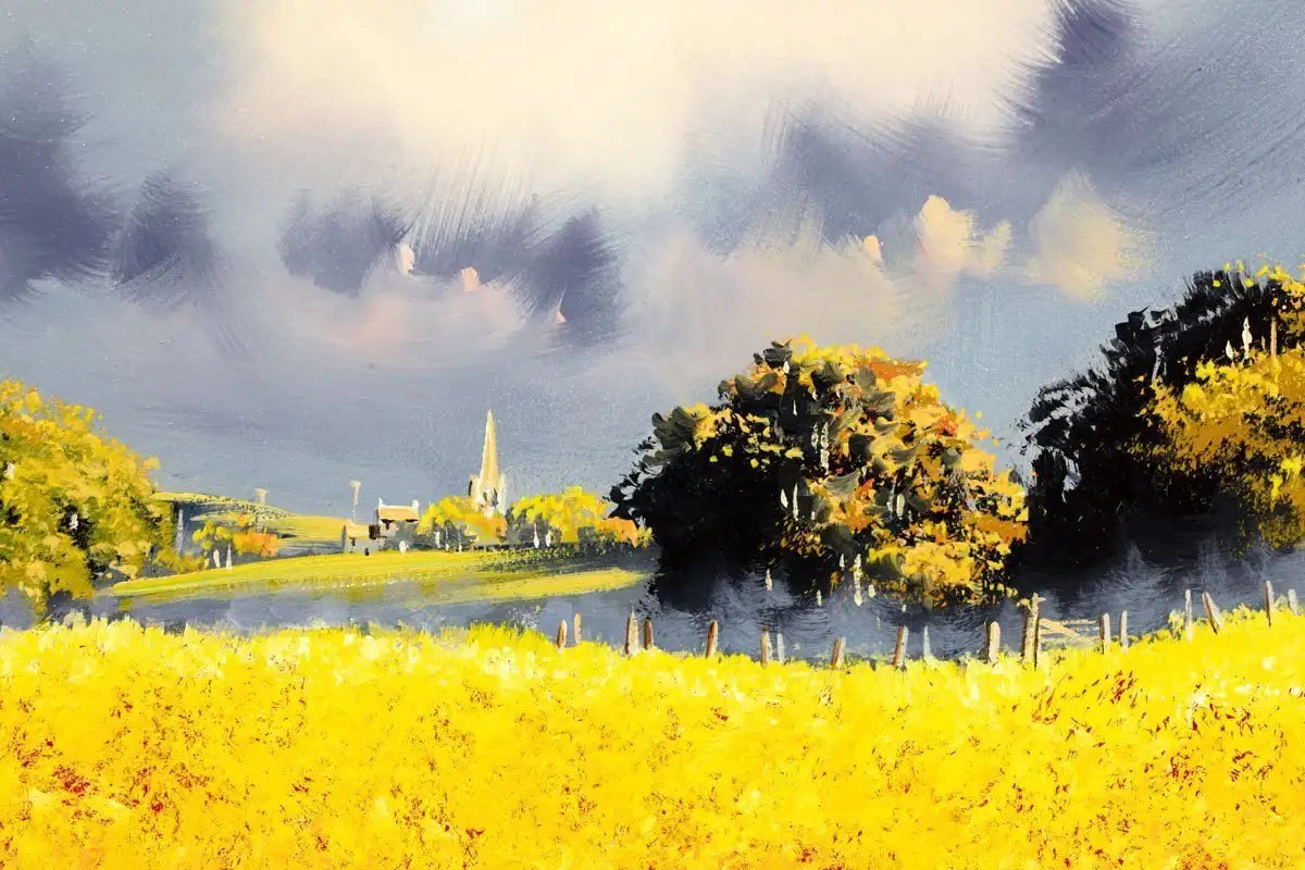 Open Range - Original - SOLD by artist Allan Morgan - Wyecliffe Galleries