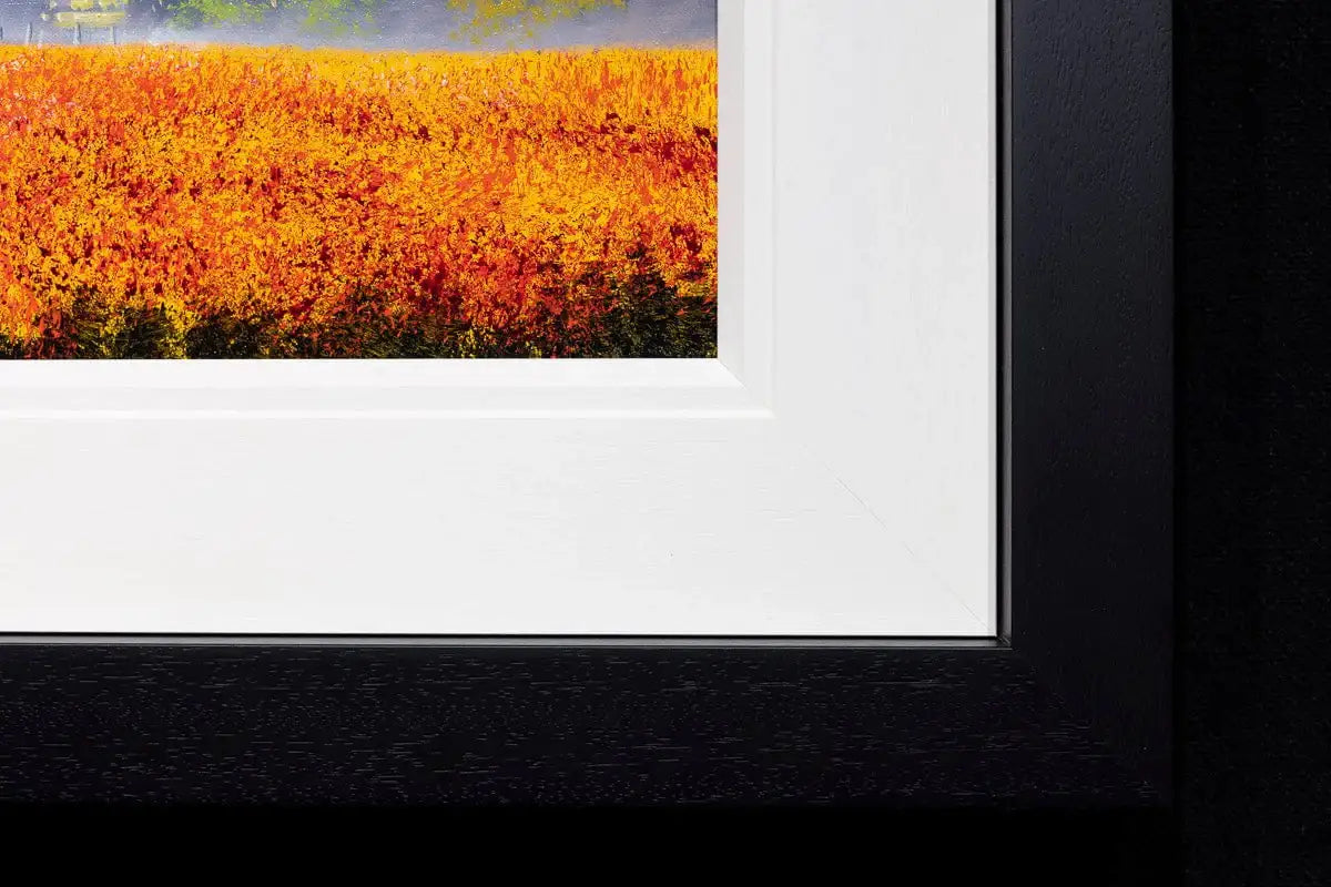 Orange Bloom - Original - SOLD by artist Allan Morgan - Wyecliffe Galleries