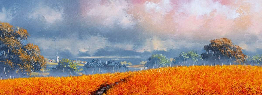 Orange Blossom - Original - SOLD by artist Allan Morgan - Wyecliffe Galleries