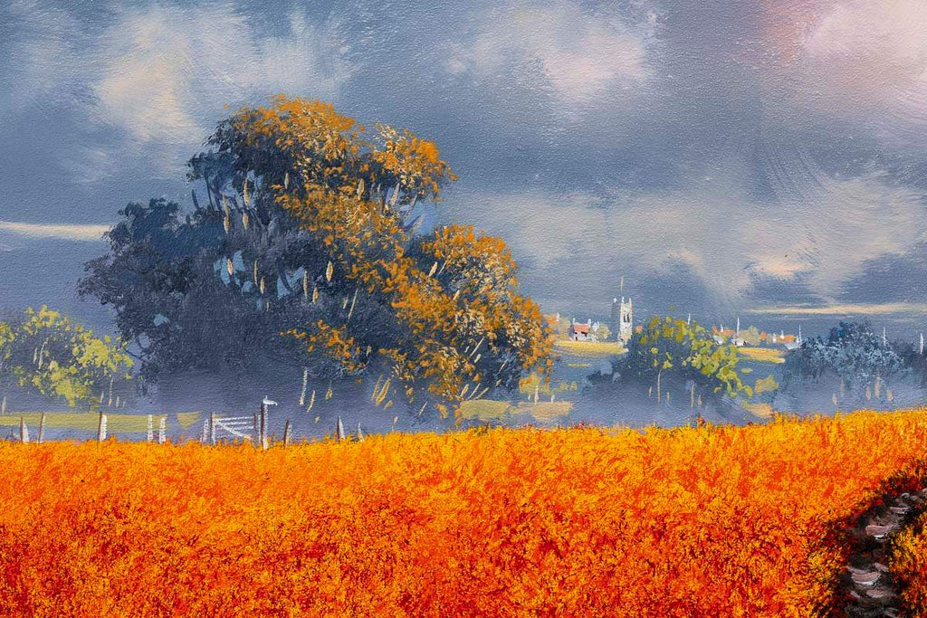 Orange Blossom - Original - SOLD by artist Allan Morgan - Wyecliffe Galleries