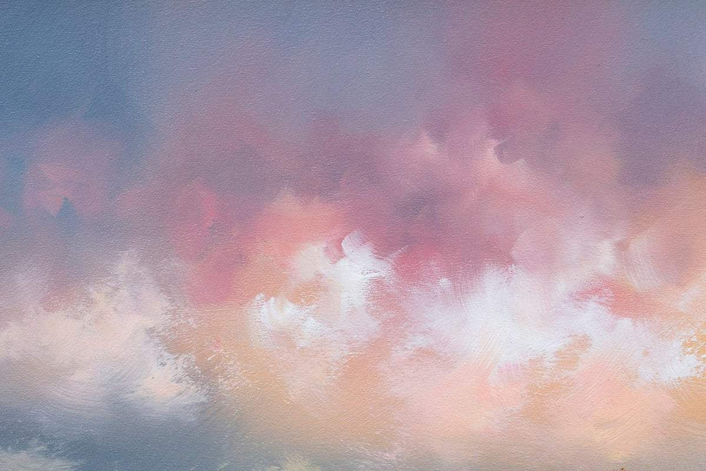 Orange Blossom - Original - SOLD by artist Allan Morgan - Wyecliffe Galleries