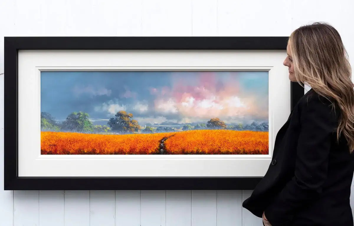 Orange Blossom - Original - SOLD by artist Allan Morgan - Wyecliffe Galleries