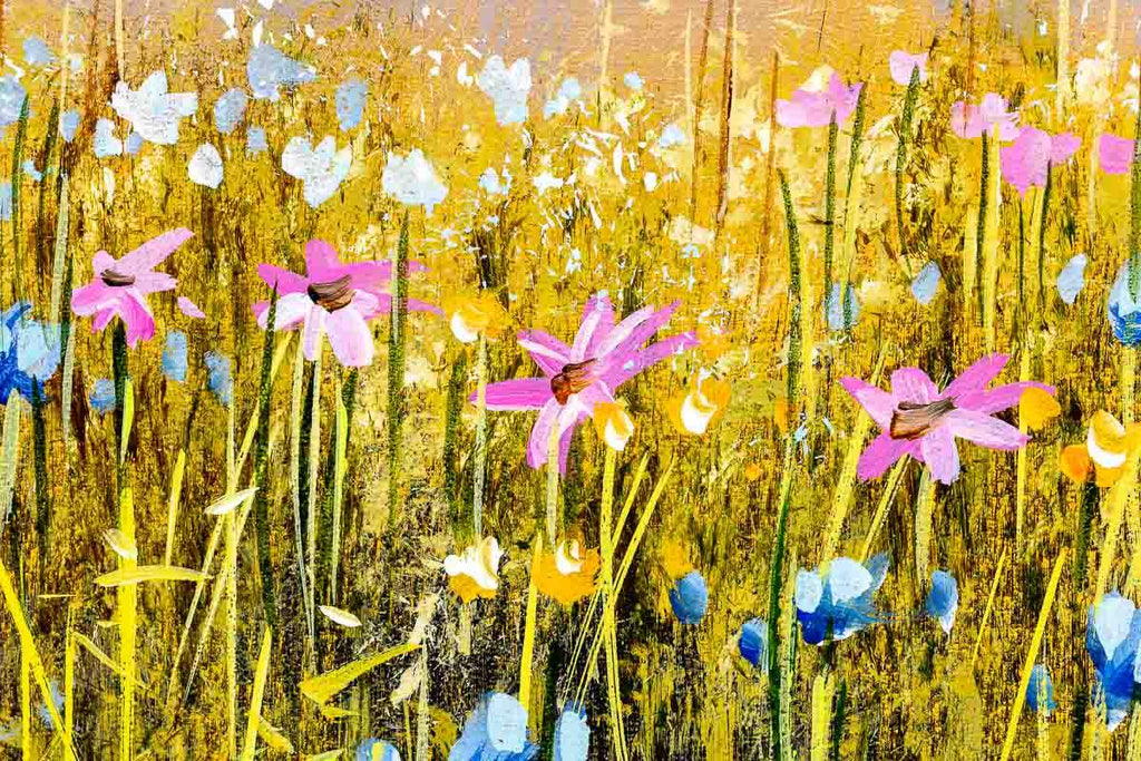 Orange Skies - Original - SOLD by artist Allan Morgan - Wyecliffe Galleries