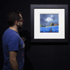 Overcast Fields - Original - SOLD by artist Allan Morgan - Wyecliffe Galleries